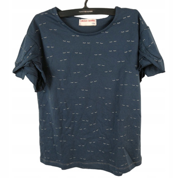 T-SHIRT DZIECIĘCY LINCOLN&SHARKS ROZMIAR 134 GRANATOWY