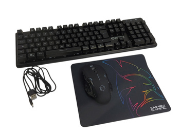 Klawiatura + Myszka Zestaw Bezprzewodowy Empire Gaming ARMOR-RF800 AZERTY