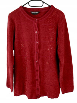 SWETER DAMSKI DONNA LEWIS ROZMIAR L CZERWONY