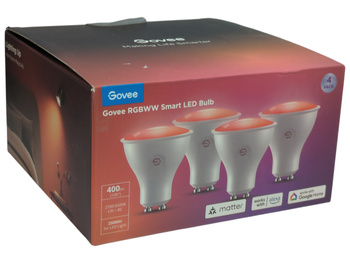 Żarówka Govee H600D GU10 RGBWW 400lm WiFi BT 4.8W 2-pack