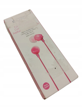 Słuchawki dokanałowe SONY MDR-EX15LP Różowy