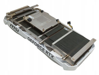Chłodzenie karty graficznej NVIDIA MSI RTX 4070 Ventus 2X White