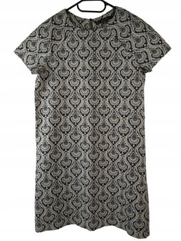 SUKIENKA ZARA ROZMIAR S SZARA MIX WZORÓW