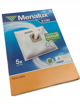 Worki Duraflow z filtrem do odkurzacza Menalux 2100 (5 sztuk)
