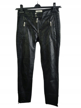Spodnie damskie Czarne Eko-skóra ISABEL ETOILE MARANT ROZ.36