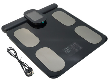 Waga łazienkowa Smart Body Fat Scale FG2305ULB czarna szkło 180 kg