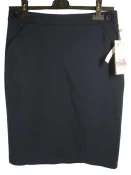 Spódnica damska RESZKA Rozmiar 40 GRANATOWA