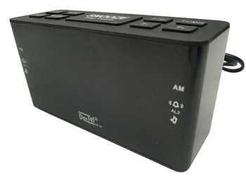 RADIOBUDZIK DARTEL RB-02 DUŻE CYFRY KOLOR CZARNY