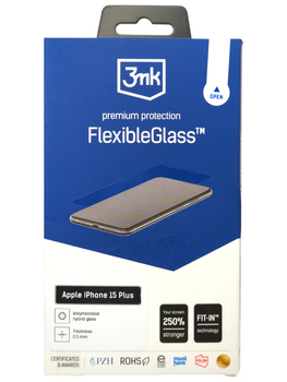 Szkło hybrydowe 3MK FlexibleGlass do Apple iPhone 15 Plus 6,7"