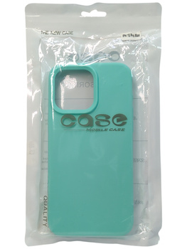 Etui silicone Lite mint do iPhone 15 Pro Max