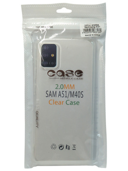 Plecki Etui Slim Case do Samsung Galaxy A51 Przezroczysty