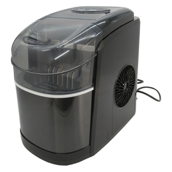 Kostkarka do lodu HZB-12/C 12 kg/dzień 150 W czarna z regulacją kostek