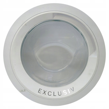 DRZWI BIAŁO SREBNE + ZAWIAS 9000901411 DO PRALKI SIEMENS