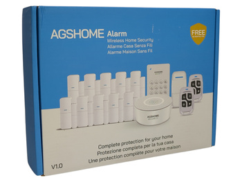 System alarmowy z czujnikami AGSHOme Smart Alarm Security System DP-W2