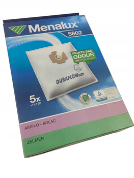 Worki do odkurzaczy z filtrem Menalux 5802 (5 sztuk)