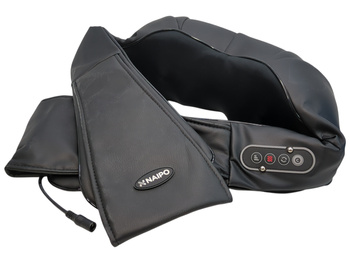 Masażer do pleców szyi i ramion Shiatsu Naipo MGS-150DC Granatowy