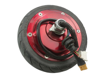 SILNIK Z OPONĄ C24V180124727 CZERWONY KOŁO HULAJNOGI MOTUS 6,5