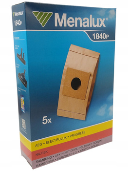 Worki papierowe Menalux 1840p do odkurzacza | 5szt