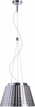 Lampa wisząca STOŻEK Redlux CORONA R12055 E27 Srebrna