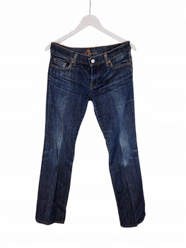 SPODNIE DAMSKIE FOR ALL MANKIND Damskie Spodnie Rybaczki Czarne