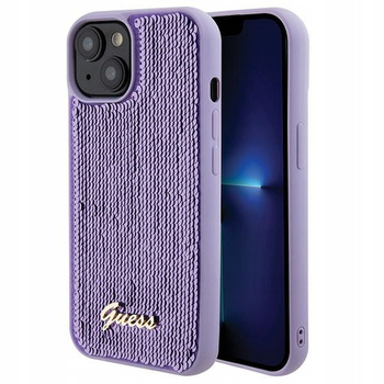 Etui Plecki do Apple iPhone 15 Case Guess fiolet