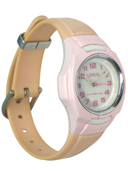 Zegarek damski na pasku Lorus Z011-X006 różowy