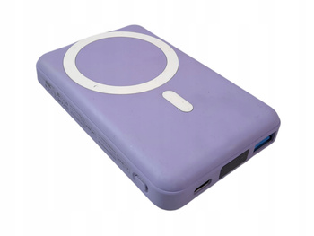 Powerbank YIISONGER Bezprzewodowy KT-D007 10000mAh Fioletowy