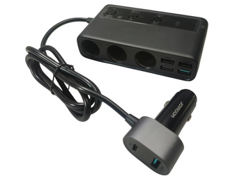 Ładowarka samochodowa JOYROOM JR-CL06 154W 5xUSB USB-C PD QC