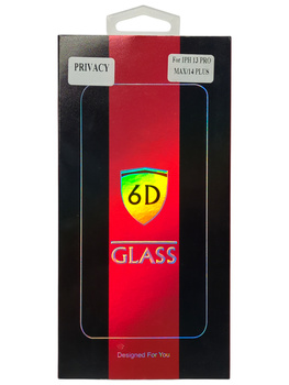 Szkło hartowane 6D Privacy Glass iPhone 13 Pro Max 14 Plus 9H