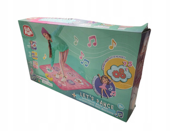Elefun Let's Dance Interaktywna mata muzyczna Zabawka 100x87cm dziewczynka