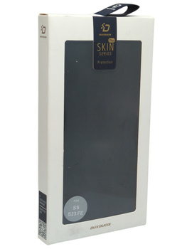 Etui z klapką do Samsung S23 FE DUX DUCIS SKIN SERIES czarne