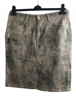 Spódniczka Jeansowa Brązowo-szara BOGNER ROZ.32