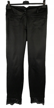 SPODNIE DAMSKIE BIBA ROZMIAR 34 CZARNE