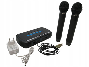 Novox 120 podwójny system bezprzewodowy z mikrofonami do ręki.
