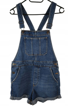 Szorty damskie BERSHKA Rozmiar S Niebieskie