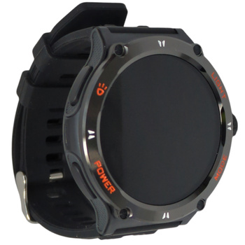 Wodoodporny smartwatch KT76 1.53" latarka kompas BT