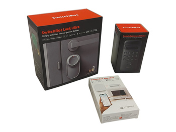 SwitchBot Inteligentny zamek SwitchBot Ultra 3w1 z centralką Hub Mini Matte