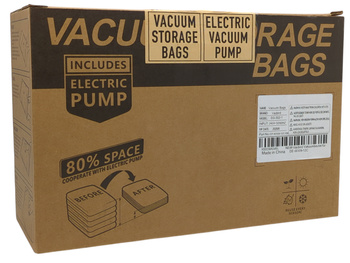 Worki próżniowe Vacbird SG-302-1 + pompka elektryczna 12szt