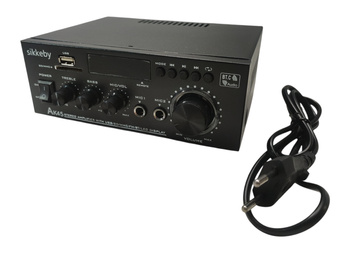 Wzmacniacz stereo Bluetooth Sikkeby AK45 2x40W FM USB SD pilot