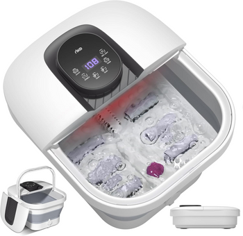 Masażer do stóp podgrzewanie bąbelki regulacja temperatury Rike RKFSM2501