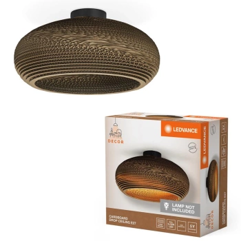 Lampa sufitowa dekoracyjna Ledvance Decor E27 brąz karton
