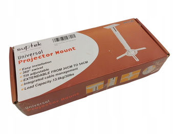 Uchwyt ścienny / sufitowy do projektora Suptek PR05W 13,6 kg