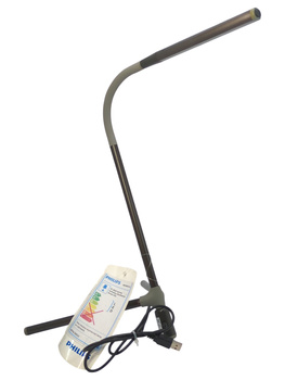 Lampa biurkowa LED Philips Geometry 1,5 W antracytowa