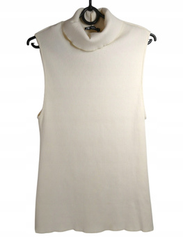 BLUZKA DAMSKA ZARA ROZMIAR L KREMOWA