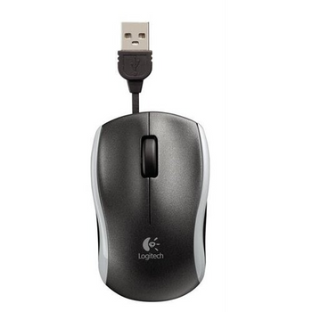 Mysz optyczna przewodowa LOGITECH M125 Corded Mouse Srebrny