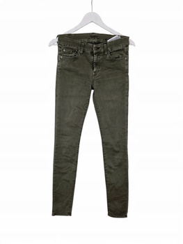 7 FOR ALL MANKIND Damskie Spodnie Materiałowe Czarne