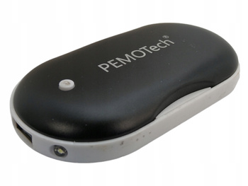 Ogrzewacz do dłoni Powerbank latarka 3 w 1 PEMOTECH 6400 mAh