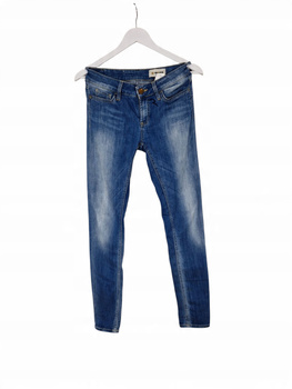 Rich&Royal Jeansy Damskie Slim Fit Niebieskie