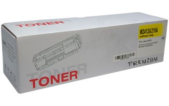 Toner HP W2412A 216A Żółty 850 stron Bez Chipa Zamiennik