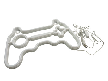 LAMPKA NEON LED PAD GAMING DEKORACJA 30x20cm ozdoba gamepad LETHE